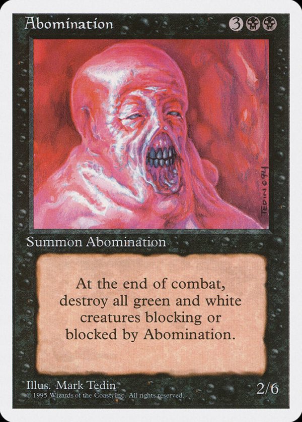 Abomination [Fourth Edition] Supply