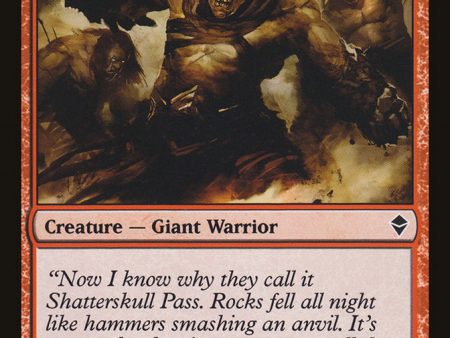 Shatterskull Giant [Zendikar] Fashion