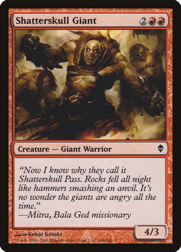 Shatterskull Giant [Zendikar] Fashion